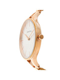 Buy Shop Calvin Klein Graphic Silver Dial Rose Gold Steel Strap Watch for Women - K7E23646 USA Online