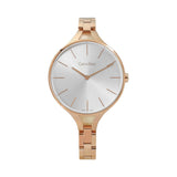 Buy Shop Calvin Klein Graphic Silver Dial Rose Gold Steel Strap Watch for Women - K7E23646 USA Online