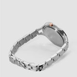 Buy Shop Calvin Klein Graphic Silver Dial Silver Steel Strap Watch for Women - K7E23B46 USA Online