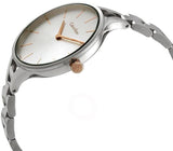 Buy Shop Calvin Klein Graphic Silver Dial Silver Steel Strap Watch for Women - K7E23B46 USA Online