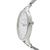 Buy Shop Calvin Klein Graphic White Dial Silver Steel Strap Watch for Women - K7E23146 USA Online