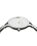 Buy Shop Calvin Klein Graphic White Dial Silver Steel Strap Watch for Women - K7E23146 USA Online