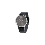 Buy Shop Calvin Klein Grey Dial Black Leather Strap Watch for Women - K2Y2Y1CU USA Online