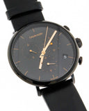 Buy Shop Calvin Klein High Noon Black Dial Black Leather Strap Watch for Men - K8M274CB USA Online