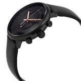 Buy Shop Calvin Klein High Noon Black Dial Black Leather Strap Watch for Men - K8M274CB USA Online