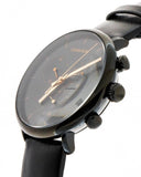 Buy Shop Calvin Klein High Noon Black Dial Black Leather Strap Watch for Men - K8M274CB USA Online