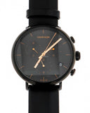 Buy Shop Calvin Klein High Noon Black Dial Black Leather Strap Watch for Men - K8M274CB USA Online