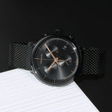 Buy Shop Calvin Klein High Noon Black Dial Black Mesh Bracelet Watch for Women - K8M27421 USA Online