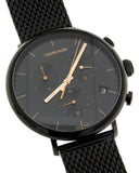 Buy Shop Calvin Klein High Noon Black Dial Black Mesh Bracelet Watch for Women - K8M27421 USA Online