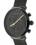 Buy Shop Calvin Klein High Noon Black Dial Black Mesh Bracelet Watch for Women - K8M27421 USA Online