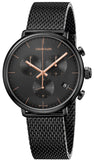 Buy Shop Calvin Klein High Noon Black Dial Black Mesh Bracelet Watch for Women - K8M27421 USA Online