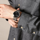 Buy Shop Calvin Klein High Noon Black Dial Silver Mesh Bracelet Watch for Men - K8M21121 USA Online