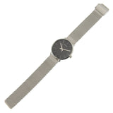 Buy Shop Calvin Klein High Noon Black Dial Silver Mesh Bracelet Watch for Men - K8M21121 USA Online