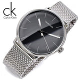 Buy Shop Calvin Klein High Noon Black Dial Silver Mesh Bracelet Watch for Men - K8M21121 USA Online