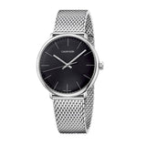 Buy Shop Calvin Klein High Noon Black Dial Silver Mesh Bracelet Watch for Men - K8M21121 USA Online