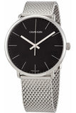 Buy Shop Calvin Klein High Noon Black Dial Silver Mesh Bracelet Watch for Men - K8M21121 USA Online