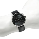 Buy Shop Calvin Klein High Noon Chronograph Black Dial Black Leather Strap Watch for Men - K8M271C1 USA Online