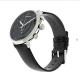 Buy Shop Calvin Klein High Noon Chronograph Black Dial Black Leather Strap Watch for Men - K8M271C1 USA Online