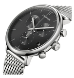 Buy Shop Calvin Klein High Noon Chronograph Black Dial Silver Mesh Bracelet Watch for Men - K8M27121 USA Online