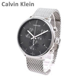 Buy Shop Calvin Klein High Noon Chronograph Black Dial Silver Mesh Bracelet Watch for Men - K8M27121 USA Online