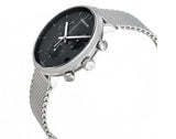 Buy Shop Calvin Klein High Noon Chronograph Black Dial Silver Mesh Bracelet Watch for Men - K8M27121 USA Online