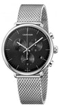 Buy Shop Calvin Klein High Noon Chronograph Black Dial Silver Mesh Bracelet Watch for Men - K8M27121 USA Online