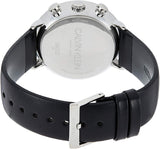 Buy Shop Calvin Klein High Noon Chronograph Blue Dial Black Leather Strap Watch for Men - K8M271CN USA Online