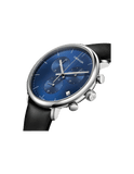 Buy Shop Calvin Klein High Noon Chronograph Blue Dial Black Leather Strap Watch for Men - K8M271CN USA Online