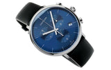 Buy Shop Calvin Klein High Noon Chronograph Blue Dial Black Leather Strap Watch for Men - K8M271CN USA Online