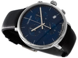 Buy Shop Calvin Klein High Noon Chronograph Blue Dial Black Leather Strap Watch for Men - K8M271CN USA Online