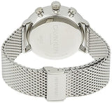 Buy Shop Calvin Klein High Noon Chronograph Blue Dial Silver Mesh Bracelet Watch for Men - K8M2712N USA Online