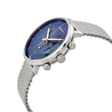 Buy Shop Calvin Klein High Noon Chronograph Blue Dial Silver Mesh Bracelet Watch for Men - K8M2712N USA Online