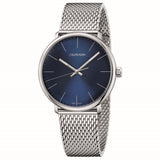 Buy Shop Calvin Klein High Noon Chronograph Blue Dial Silver Mesh Bracelet Watch for Men - K8M2712N USA Online