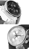 Buy Shop Calvin Klein High Noon Chronograph White Dial Black Leather Strap Watch for Men - K8M271C6 USA Online