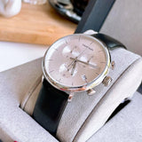 Buy Shop Calvin Klein High Noon Chronograph White Dial Black Leather Strap Watch for Men - K8M271C6 USA Online
