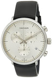 Buy Shop Calvin Klein High Noon Chronograph White Dial Black Leather Strap Watch for Men - K8M271C6 USA Online