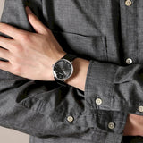 Buy Shop Calvin Klein High Noon Quartz Black Dial Black Leather Strap Watch for Men - K8M211C1 USA Online