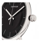 Buy Shop Calvin Klein High Noon Quartz Black Dial Black Leather Strap Watch for Men - K8M211C1 USA Online