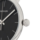 Buy Shop Calvin Klein High Noon Quartz Black Dial Black Leather Strap Watch for Men - K8M211C1 USA Online