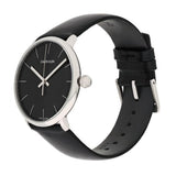 Buy Shop Calvin Klein High Noon Quartz Black Dial Black Leather Strap Watch for Men - K8M211C1 USA Online