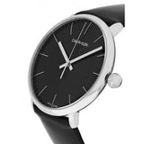 Buy Shop Calvin Klein High Noon Quartz Black Dial Black Leather Strap Watch for Men - K8M211C1 USA Online
