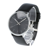Buy Shop Calvin Klein High Noon Quartz Black Dial Black Leather Strap Watch for Men - K8M211C1 USA Online
