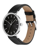 Buy Shop Calvin Klein High Noon Quartz Black Dial Black Leather Strap Watch for Men - K8M211C1 USA Online