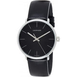 Buy Shop Calvin Klein High Noon Quartz Black Dial Black Leather Strap Watch for Men - K8M211C1 USA Online