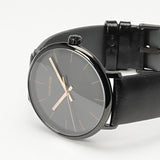 Buy Shop Calvin Klein High Noon Quartz Black Dial Black Leather Strap Watch for Men - K8M214CB USA Online