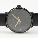 Buy Shop Calvin Klein High Noon Quartz Black Dial Black Leather Strap Watch for Men - K8M214CB USA Online