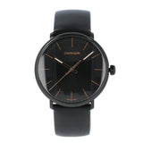 Buy Shop Calvin Klein High Noon Quartz Black Dial Black Leather Strap Watch for Men - K8M214CB USA Online