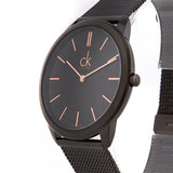 Buy Shop Calvin Klein High Noon Quartz Black Dial Black Mesh Bracelet Watch for Men - K8M21421 USA Online