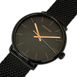 Buy Shop Calvin Klein High Noon Quartz Black Dial Black Mesh Bracelet Watch for Men - K8M21421 USA Online