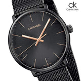 Buy Shop Calvin Klein High Noon Quartz Black Dial Black Mesh Bracelet Watch for Men - K8M21421 USA Online